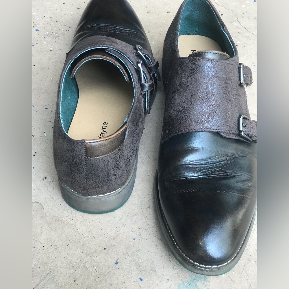 Robert Wayne Thane Distressed Leather Double Monk… - image 5